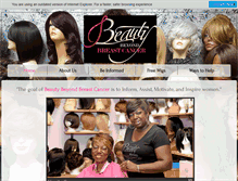 Tablet Screenshot of beautybeyondbc.org